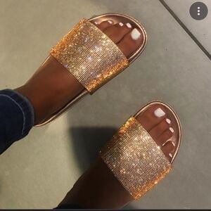 BRAN NEW SHOE LAND CATERINA-2-WOMEN’S FASHION RHINESTONE